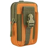 MoKo Universal Outdoor Waist Bag, Tactical EDC Molle Pouch Camping Purse Fit 6.8