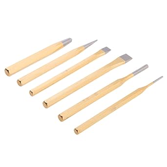 Magideal 6 Stück Meißel Set Hohlbeitel Hand Werkzeug Für