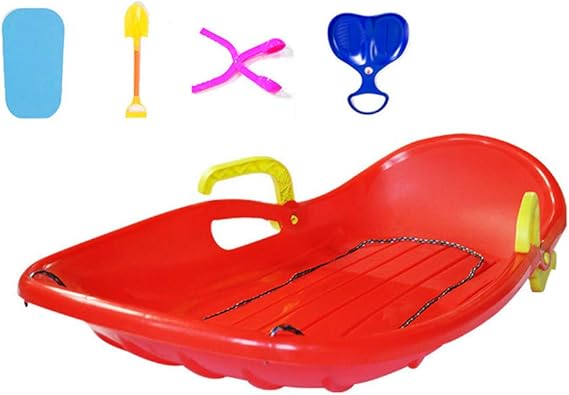 YXIUER Winter Snow Sled, 100cm (39in) Plastic Snow Sledge