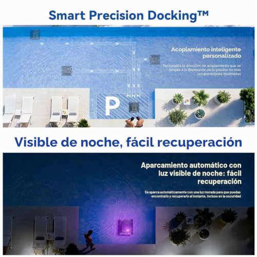 (2026 New) Pondee X5 Robot Pool and Wall Cleaner Without Cable, Water Line, Smart Navigation, Vacuum Cleaner 21 m³/h Saugkraft, 3 Brushless Motors, 180 Min Autonomy, Pools up to 300 m2