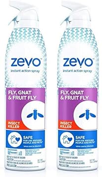 Zevo Fly, Fruit Fly, Gnat & Flying Insect Killer & Repellent (3- Pack)