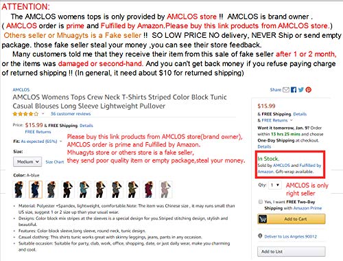 AMCLOS Womens O-Neck Shirts Striped Tops Tunic Blouses Casual Long Sleeve (2XL, A-Wine Red)