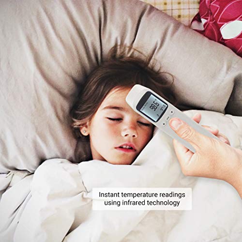 Infrared Forehead Digital Thermometer NonContact LCD Display
