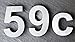 QT Modern House Number - LARGE 8 Inch - Brushed Stainless Steel (Number 6 Six / 9 Nine), Floating Appearance, Easy to install and made of solid 304