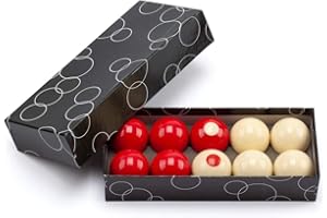 CALIFORNIA POOL CUE FOR CHAMPION 8 BILLIARD COMPANY Champion 2-1/8" Regulation Size Bumper Pool Balls 10 Billiard Ball Set