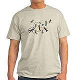 Royal Lion Light T-Shirt Dragonflies Glide on Gossamer Wings - Natural, XL