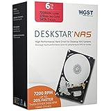 HGST 6TB Deskstar 7200rpm 128MB Cache SATA III 3.5" Internal NAS Drive Kit