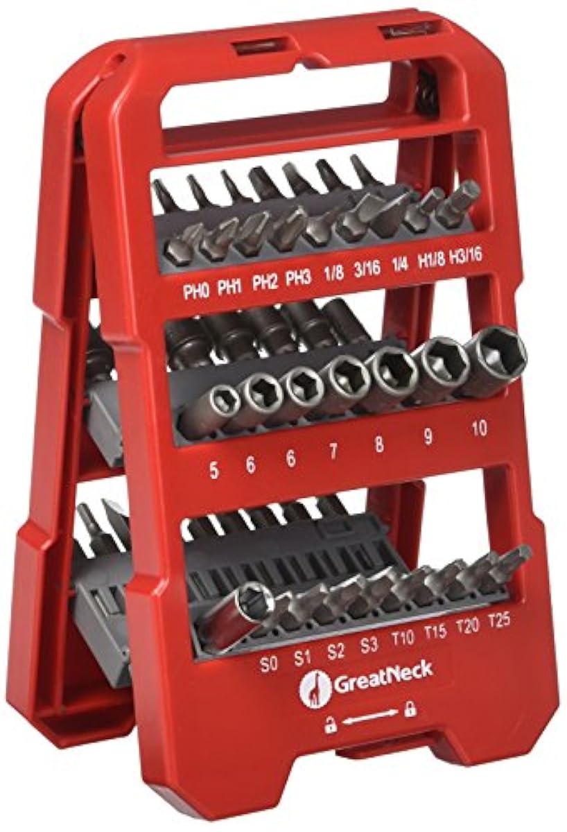 Bit Holder Socket Organizer AFrame 50 Pc Tool Case