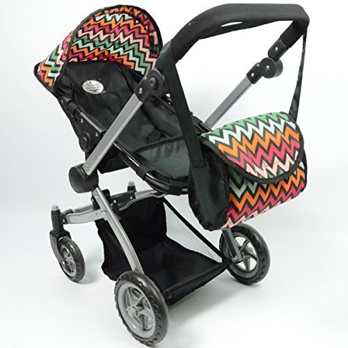 The New York Doll Collection Babyboo Doll Stroller with FREE Carriage Bag by The New York Doll Collection