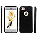 Stoon iPhone 7 Case / iPhone 8 Case, Hybrid Dual Layer Case [TPU, PC] Shock Absorption / Impact Resistant for iPhone 7 /8 (Ultra Protection Cover for iPhone 7 /8 (black)