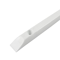 White Skateboard Rails Old School Plastic with