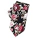 Mantieqingway Men's Cotton Printed Floral Neck Tie (MYF006-039)