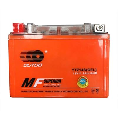 YTZ14S UTZ14S GEL Battery Compatible With Honda VT1300CS, CR, CXA FURY CB1300 Super Four