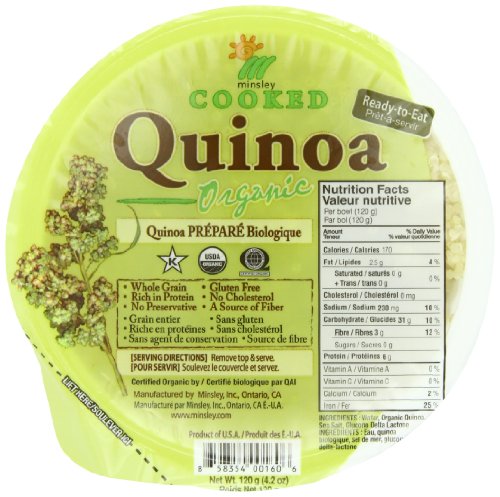 Minsley Cooked Organic Quinoa Pack
