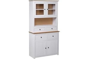 loibinfen 70.9" Tall Storage Cabinet Freestanding Kitchen Pantry Cabinet with an Open Compartment, 4 Drawers, 2 Doors and 2 G