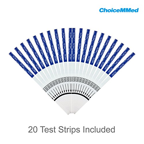 ChoiceMMed One Step Urine Pregnancy Test, HCG Test Strips, 20 Count