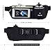 FREETOO Hydration Running Belt with Water Bottle (1X BPA Free 10oz) Adjustable Waist Pack Fits for 6 6S 6 Plus 7 7S / Plus &Smartphones W Touchscreen, Men & Women Fuel Belt-Black