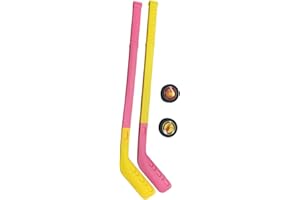 Fenteer Hockey Sticks and Balls Set Indoor Outdoor Sports Mini Game Friend Fun for Boys Girls Yard Portable for Kids Floor Ho