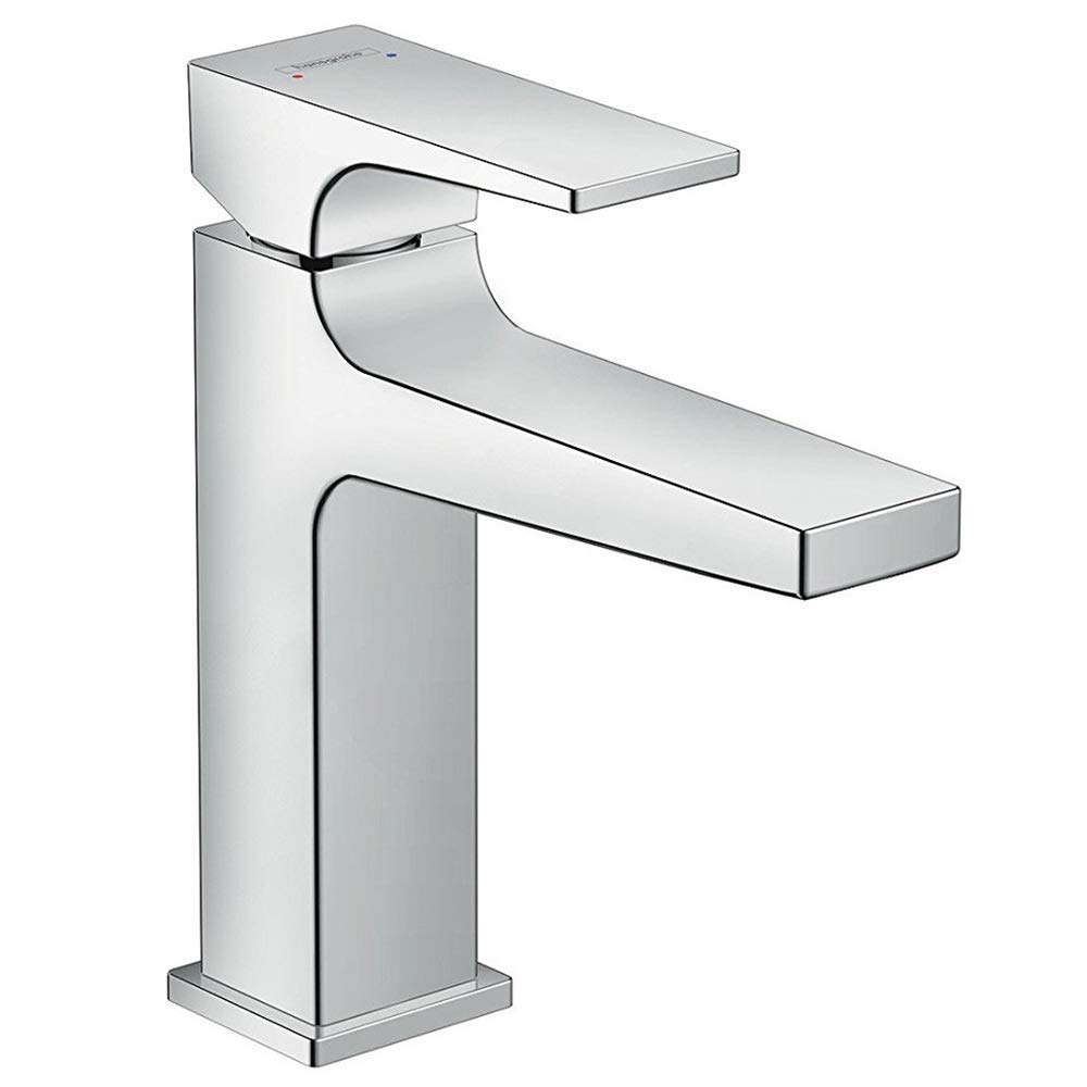 hansgrohe Metropol Basin Tap 110 with Lever Handle, Pop-Up Waste, chrome — image 1