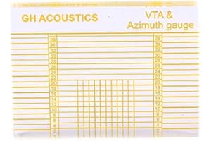 Alnicov LP Vinyl Record Player Azimuth Ruler，for Measuring Phono Tonearm VTA/Cartridge Azimuth Ruler Balance Cartridge Azimuth Ruler