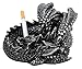 Ebros Smaug Mountain Castle Sleeping Dragon Ashtray Figurine Round Cigarette Holder