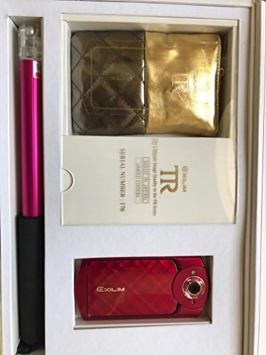 Casio TR50 (Exilim TR-50) Limited Edition Selfie Camera, Red - Internation version, No warranty