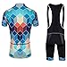 MYNEKO Mens Upgrade Pro Team Style Short Sleeve Cycling Jersey Suit Jersey and Bib Shorts S-XXXL
