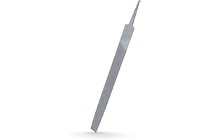 CMENINCY 8-Inch Flat Bastard Double Cut Without Handle File for Metal Files (1 Count -21862N)
