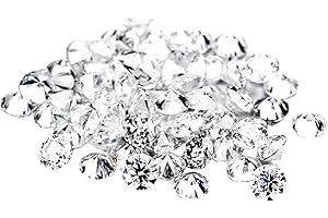 MIRFREYR Small Loose Moissanite Stones D Colorless VVS1 Excellent Round Cut for Custom Diamond Jewely 1.0 carat/bag