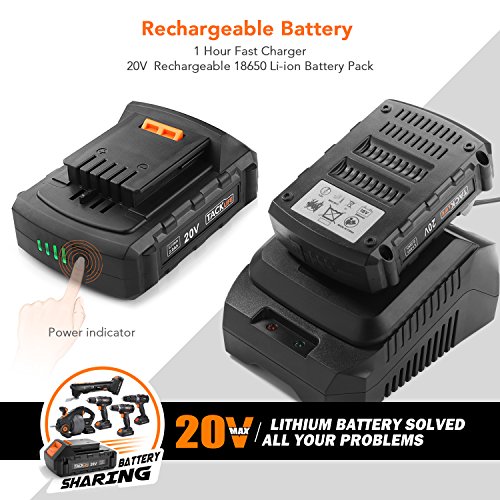 4 TACKLIFE+Replaceable+Flexible+Automatic+Cordless