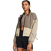 UNDER ARMOUR Women's UA Unstoppable Jacket, Large, Taupe Dusk / Black