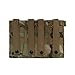 Outry M4 M16 AR-15 Type Magazine Pouch Mag Holder - Triple/Double/Single Airsoft MOLLE Mag Pouch - Open Top Version - Triple - Multicam/CP