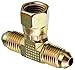 Eaton Weatherhead C5707X4 Carbon Steel SAE 37-Degree (JIC) Flare-Twin Fitting, Swivel, Branch Tee, 1/4