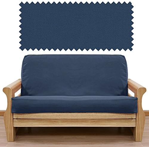 Amazon Com Solid Navy Futon Cover Full 408 Home Kitchen