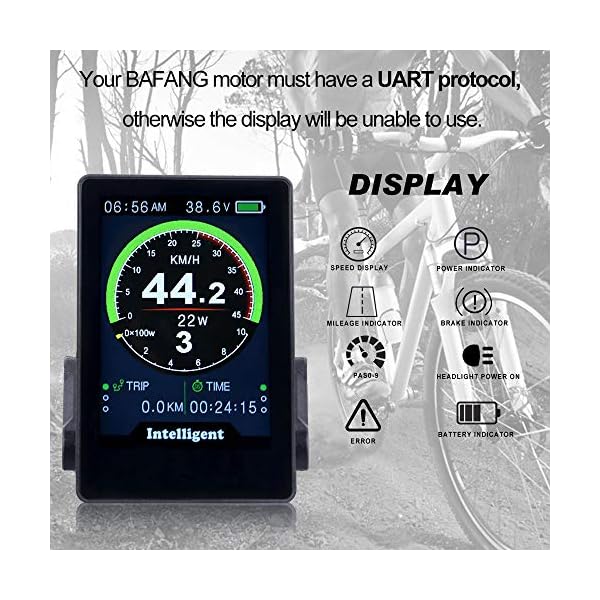 €85.00 Bafang Bike Display Elettrico BBS HMI a Motore Centrale con UART  Com. Protocollo 750C 850C B750C C961 C965 C18 500C… - bikewebshop.it