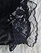 Burvogue Women's Gothic Steampunk Costume Vintage Multi Layered Chiffon Skirt Black XXXXXX-Large