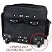 Closet Trolley Dance Bag with Garment Rack BLACK - NEW FACTORY 2ND