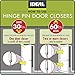 Ideal Security Hinge Pin Automatic Closer for Interior Doors, Oil Rubbed Bronze (Pack of 2)