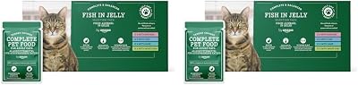 by Amazon Complete Cat Food Fish Selection in Jelly 4.8 kg 96 x 100g
