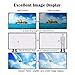 Projector Screen 100 Inch, 16:9 HD 4K No Crease Portable Video Projection Movie Screen Grommets for Home Theater Outdoor (100 Inch)
