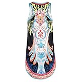 Coper Summer Women Sexy Bohemian Print Punk Sleeveless Beach Vest Shirt (Black, S)