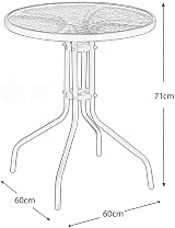 Garden Store Direct Rattan 3 Piece Tasmania Bistro Set - Outdoor Dining view 9