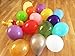 GiftExpress 100 Pcs Assorted Color Helium Latex Balloons Made in Canada