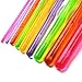 Luxbon 9 Sizes Multi-Coloured Acrylic Plastic Crochet Hooks Needles Set 3mm-12mm Crocheting Starter Pack