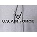 zerogravitee Air Force Pullover Hooded Sweatshirt in Sport Grey - X-Large