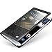 Qialino Leather Case for Huawei Ascend Mate 7,slim Flip Cover Mate 7 Case with Smart View Winodw and Sleep Wake-up Function (Black)