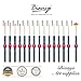TAMEHOM sdafaesr Set of 15-Miniature Liners Brushes for Fine Detailing,Model, Airplane, Paint by Numbers Supplies Kit, Silver Handle