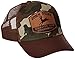 John Deere Men's Camo and Mesh Suede Patch, Brown, One Size
