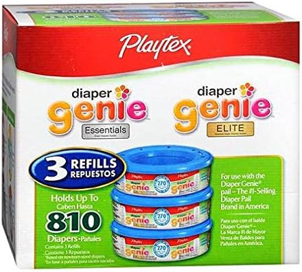 Playtex Diaper Genie II Disposal System Refills 3 Pack 3.0ea (pack of 3)