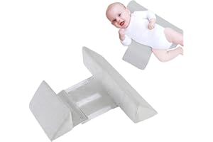 Breathable Pillow,Wedge Removable and Washable Comfortably Adjustable 45 Degrees,Breathable Bedding Set for Everyday use (Gra
